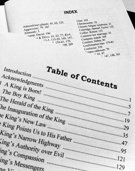 Do you need a table of contents or an index blog image